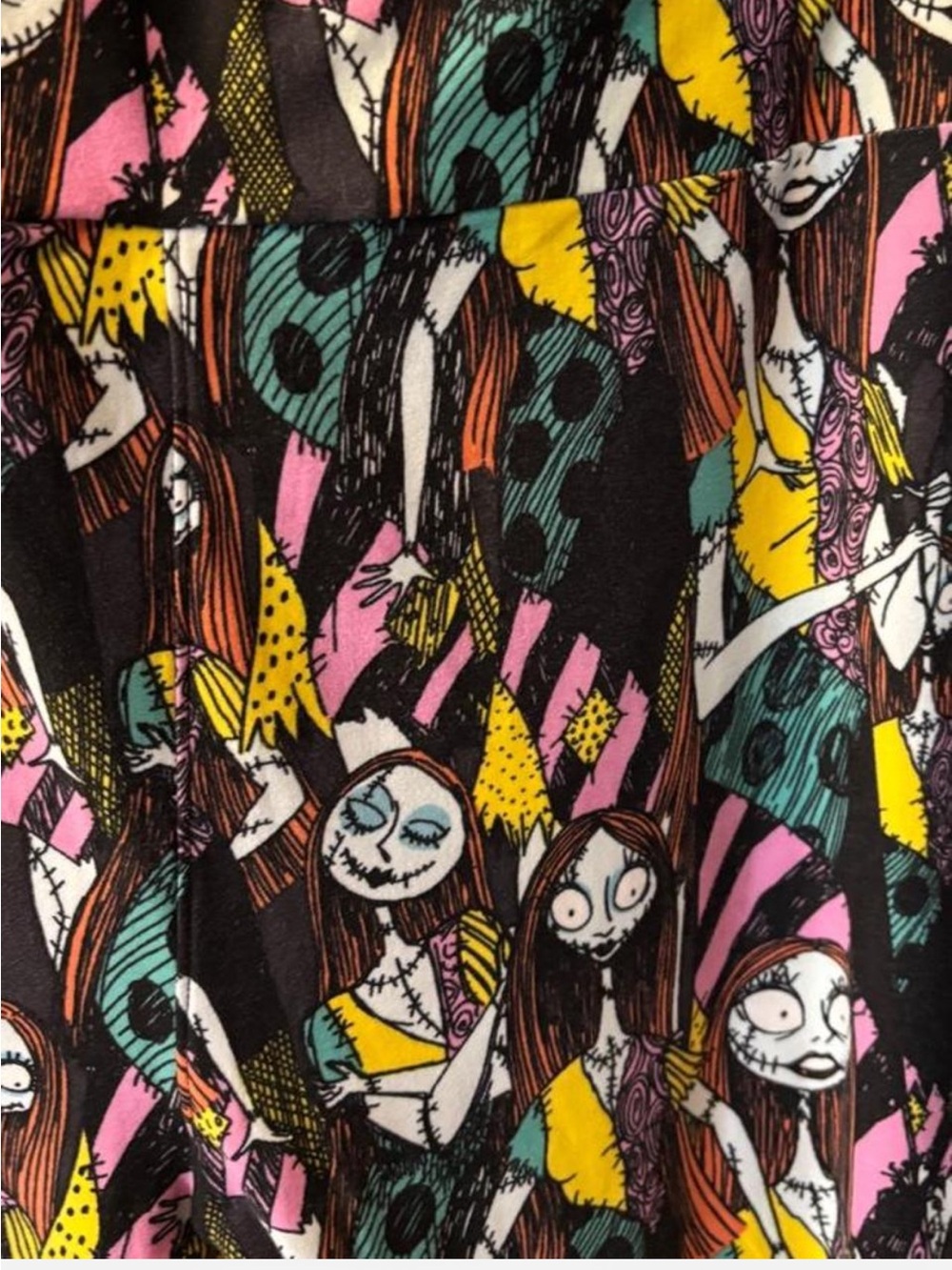 LuLaRoe Leggings Unicorn Sally 1st Gen Vietnam Nightmare Before Christmas TC